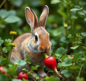 kaninchen radieschen