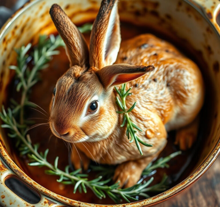 Rezept: Wie lange Kaninchen im Backofen garen?