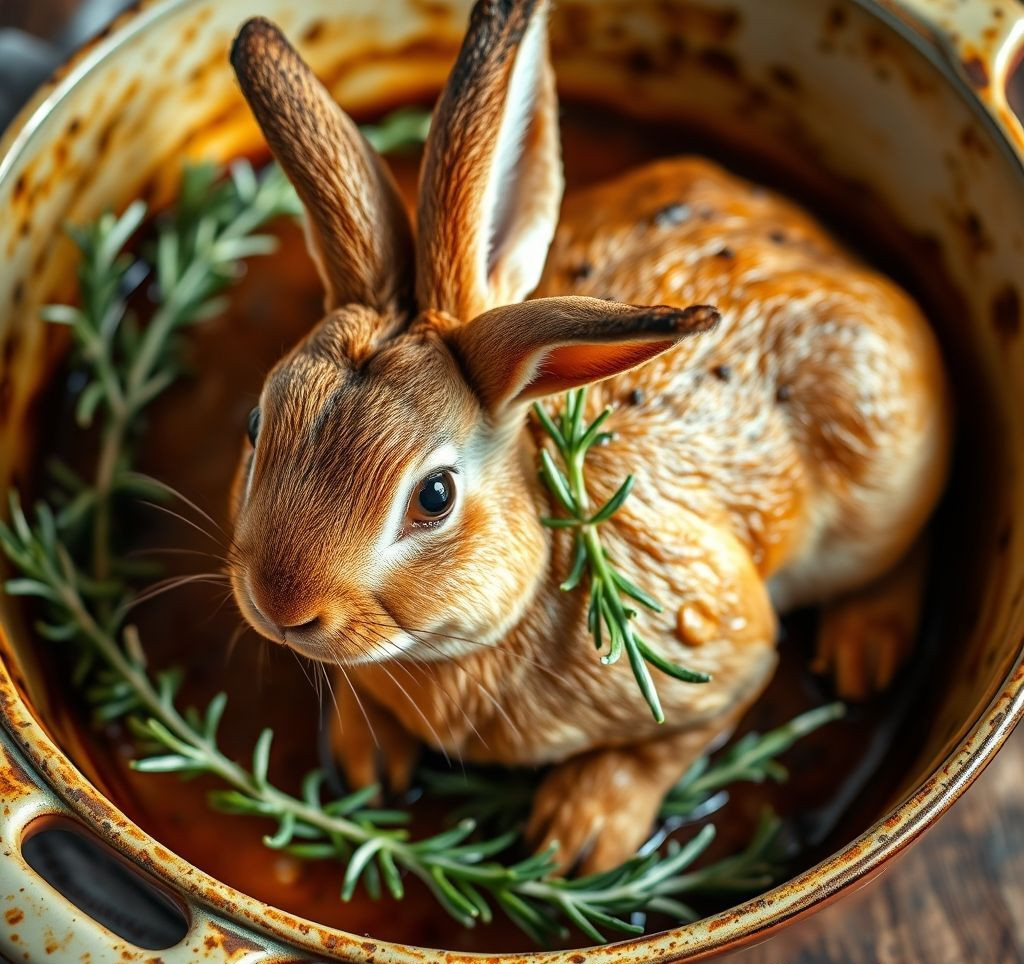 Rezept: Wie lange Kaninchen im Backofen garen?