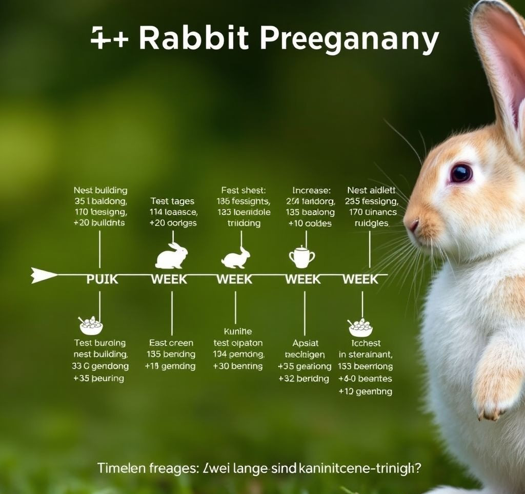 Wie lange sind Kaninchen trächtig? Der Zeitplan